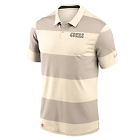Polo Nike Glory Vapor Dri-FIT beige pour homme des 49ers de San Francisco