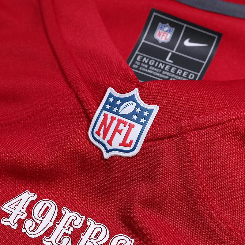 Maillot de match Nike Terique Owens Scarlet des San Francisco 49ers pour homme