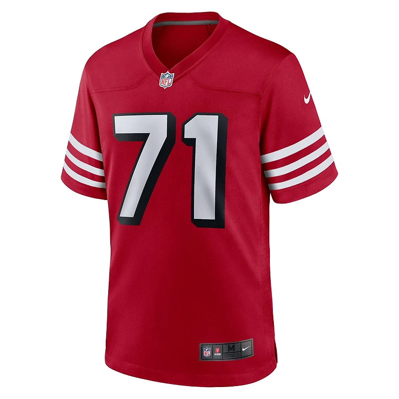 Maillot de match alternatif Nike Trent Williams Scarlet San Francisco 49ers pour homme