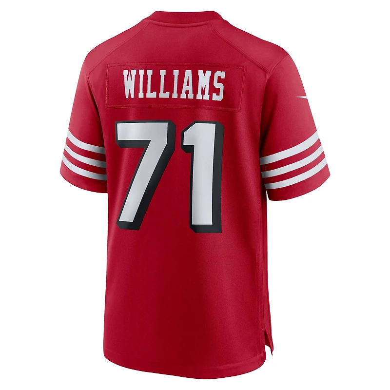 Men's Nike Trent Williams Scarlet San Francisco 49ers Alternate Game Jersey