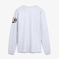 Men's Nike White San Francisco 49ers 80th Anniversary Goal Line Stand Long Sleeve T-Shirt