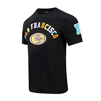 T-shirt graphique néon Pro Standard noir pour homme des 49ers de San Francisco