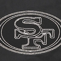Men's Pro Standard Black San Francisco 49ers Paint The City Twill Full-Zip Jacket