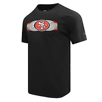 Men's Pro Standard Black San Francisco 49ers Retro Striper T-Shirt