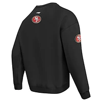 Sweat-shirt à enfiler épaules tombantes Turn It Up Pro Standard pour homme, noir, San Francisco 49ers
