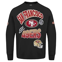 Sweat-shirt à enfiler épaules tombantes Turn It Up Pro Standard pour homme, noir, San Francisco 49ers