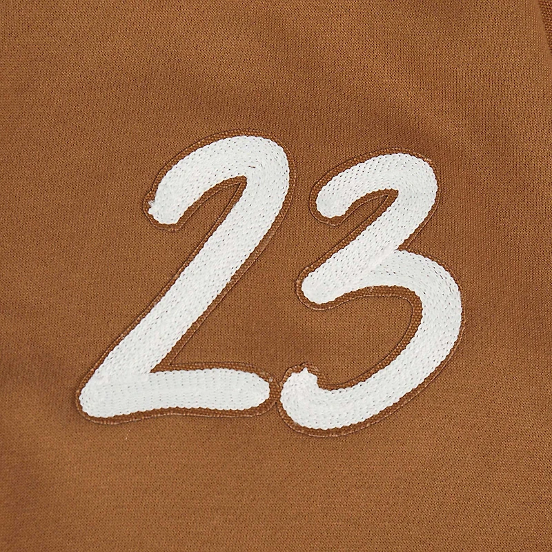 Men's Pro Standard Christian McCaffrey Brown San Francisco 49ers Pullover Crewneck Sweatshirt