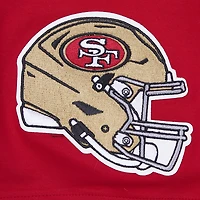 T-shirt à capuche avec nom et numéro de joueur Pro Standard Christian McCaffrey Scarlet San Francisco 49ers pour hommes