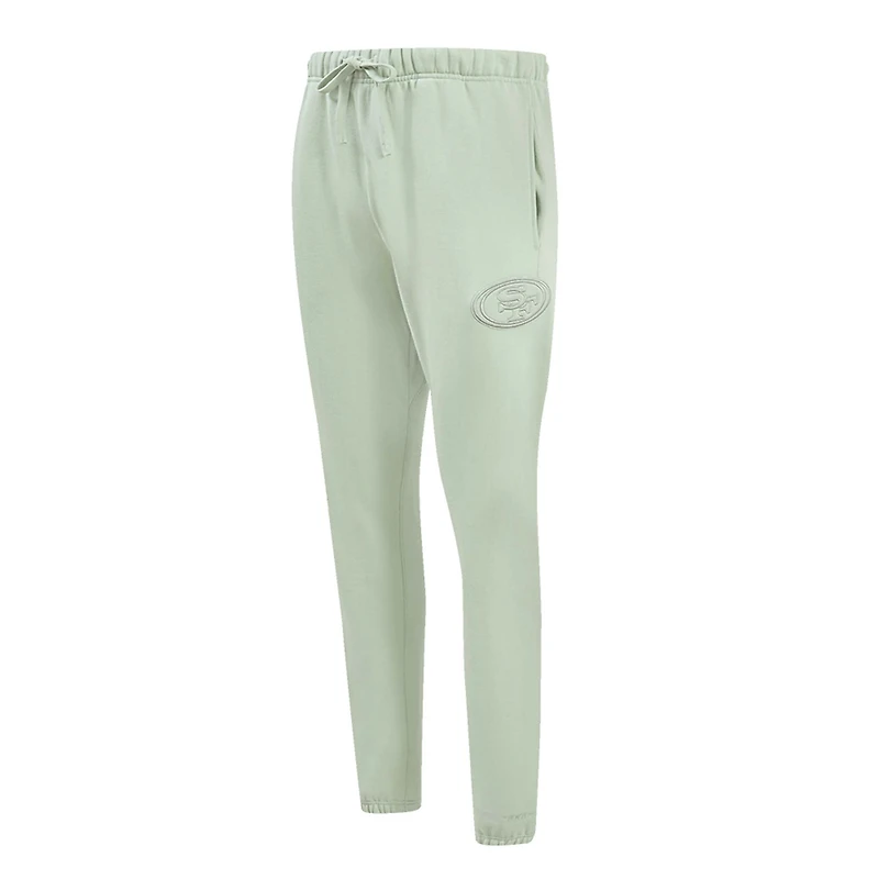Pantalon de survêtement en polaire neutre Pro Standard vert clair San Francisco 49ers pour hommes