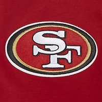 Men's Pro Standard  Scarlet San Francisco 49ers Split Logo Double Knit Full-Zip Hoodie