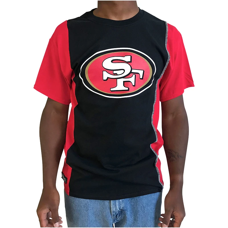 T-shirt Refried Vêtements noir/écarlate San Francisco 49ers durable pour hommes