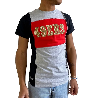 Refried Vêtements Heather Grey San Francisco 49ers Durable Split T-shirt pour homme