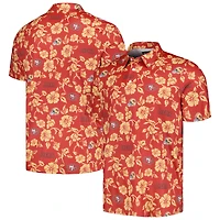 Polo Performance Pua Reyn Spooner Scarlet San Francisco 49ers pour hommes