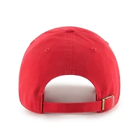Mens San Francisco 49ers '47 Brand Scarlet Cleanup Adjustable Hat