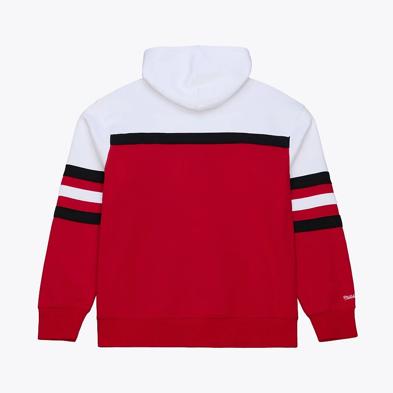 Sweat à capuche écarlate Mitchell & Ness pour homme, modèle entraîneur-chef des 49ers de San Francisco