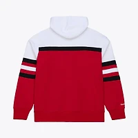 Sweat à capuche écarlate Mitchell & Ness pour homme, modèle entraîneur-chef des 49ers de San Francisco