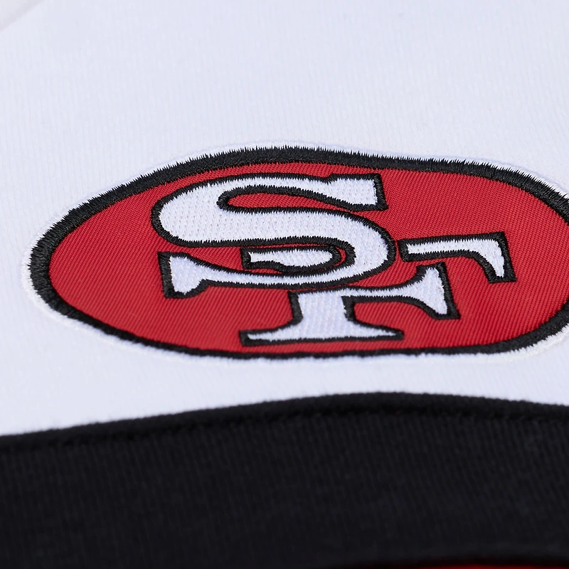 Sweat à capuche écarlate Mitchell & Ness pour homme, modèle entraîneur-chef des 49ers de San Francisco