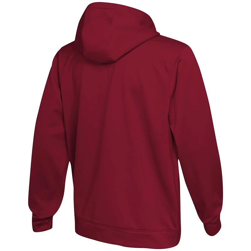 Men's Scarlet San Francisco 49ers Backfield Combine Authentic Pullover Hoodie
