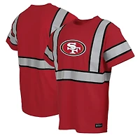 T-shirt de sécurité épais pour homme, couleur écarlate, des 49ers San Francisco