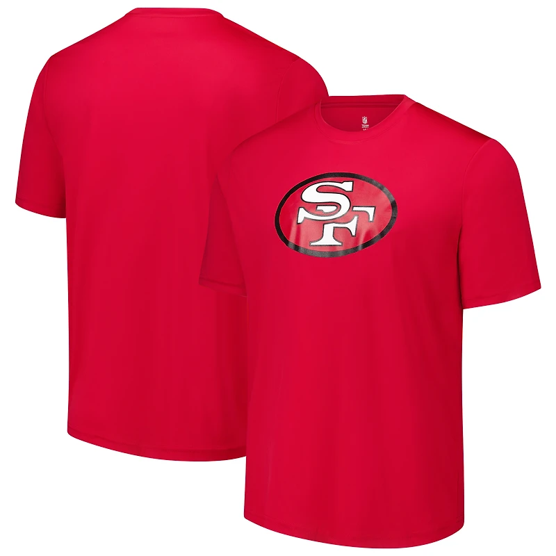 T-shirt rétro rouge San Francisco 49ers Stadium pour hommes