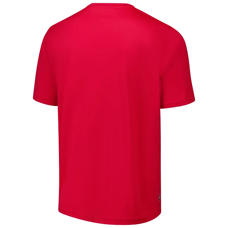 T-shirt rétro rouge San Francisco 49ers Stadium pour hommes