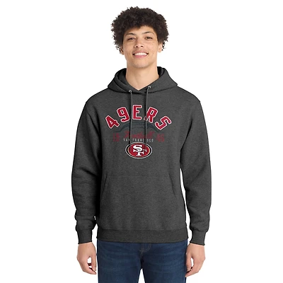 Men's Starter  Heather Charcoal San Francisco 49ers Pullover Hoodie