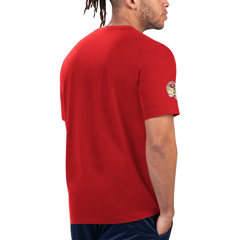 T-shirt Starter Scarlet/Gold pour hommes, San Francisco 49ers Finish Line