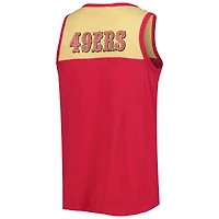 Débardeur Starter Scarlet/Or San Francisco 49ers Logo Touchdown pour homme