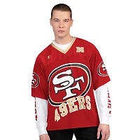 Men's Starter  Scarlet/White San Francisco 49ers Short Sleeve & Long T-Shirt Combo Pack