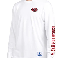 Men's Starter  Scarlet/White San Francisco 49ers Short Sleeve & Long T-Shirt Combo Pack
