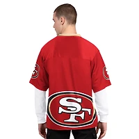 Men's Starter  Scarlet/White San Francisco 49ers Short Sleeve & Long T-Shirt Combo Pack