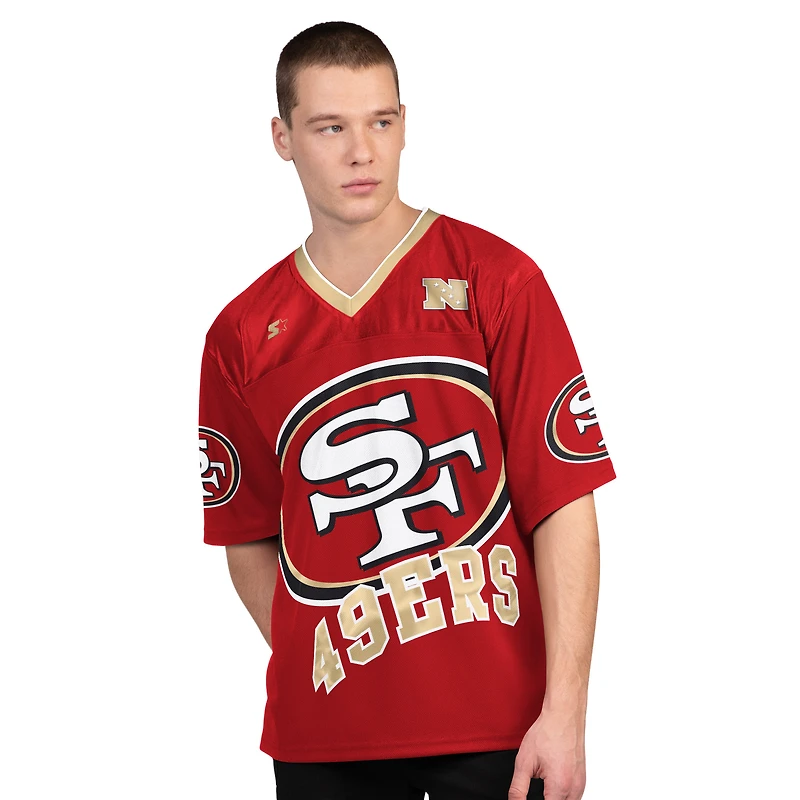 Men's Starter  Scarlet/White San Francisco 49ers Short Sleeve & Long T-Shirt Combo Pack