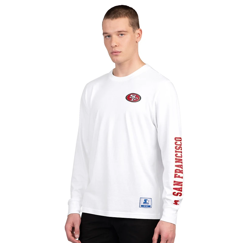 Men's Starter  Scarlet/White San Francisco 49ers Short Sleeve & Long T-Shirt Combo Pack