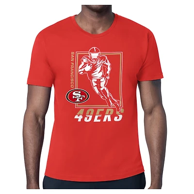 T-shirt de joueur pour homme, motif Scarlet Starter des 49ers San Francisco