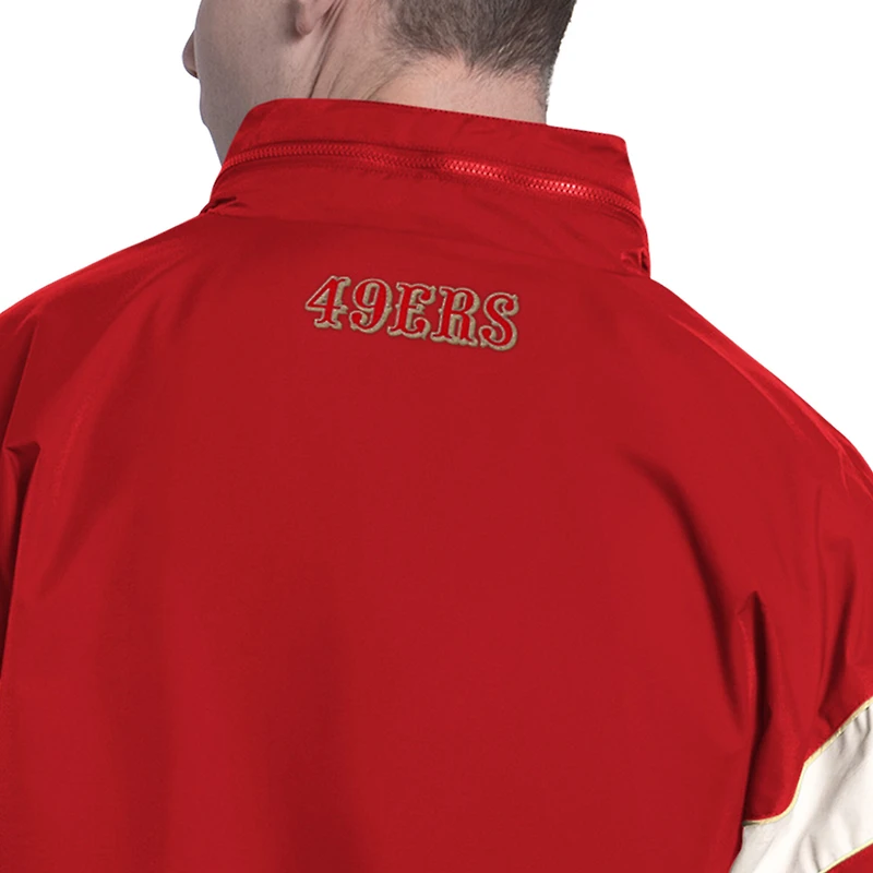 Veste à capuche zippée Starter Scarlet San Francisco 49ers The Gust pour homme