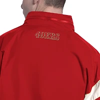 Veste à capuche zippée Starter Scarlet San Francisco 49ers The Gust pour homme