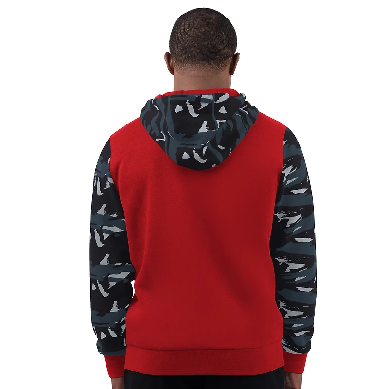 Sweat à capuche zippé pour homme Starter Scarlet San Francisco 49ers Thursday Night Gridiron