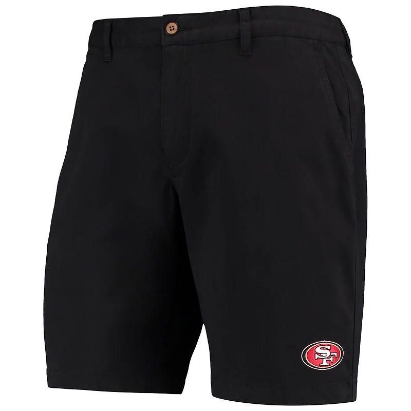 Short Tommy Bahama noir San Francisco 49ers Boracay Tri-Blend pour homme