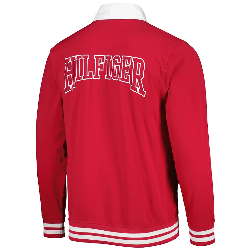 Men's Tommy Hilfiger Scarlet San Francisco 49ers Cody Long Sleeve Polo