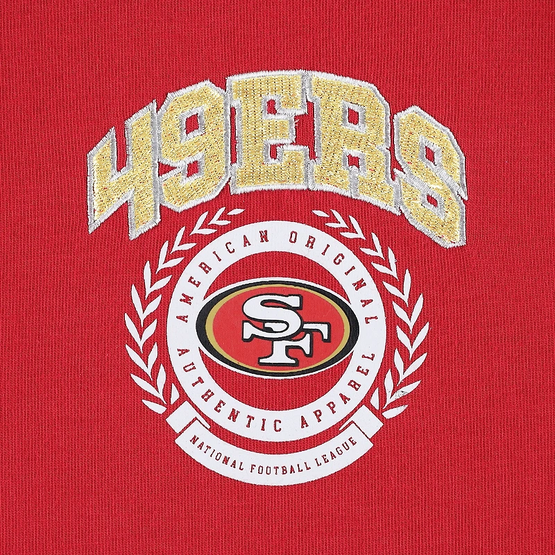 Polo Tommy Hilfiger Scarlet San Francisco 49ers Cody à manches longues pour homme