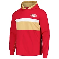 T-shirt à capuche manches longues Tommy Hilfiger Scarlet San Francisco 49ers Morgan pour hommes