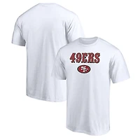 Men's  White San Francisco 49ers Team Lockup T-Shirt