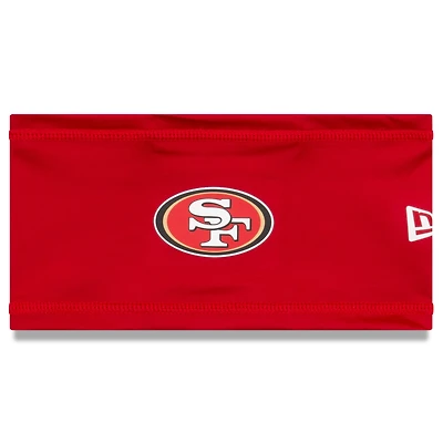 Bandeau de camp d'entraînement officiel New Era San Francisco 49ers COOLERA rouge