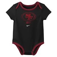 Newborn & Infant Nike Brock Purdy San Francisco 49ers Name Number 3-Pack Bodysuit Set