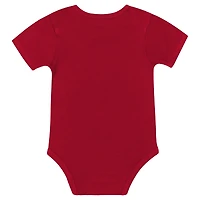 Newborn & Infant San Francisco 49ers Dynamic Duo Bodysuit, Bib Knit Hat Set