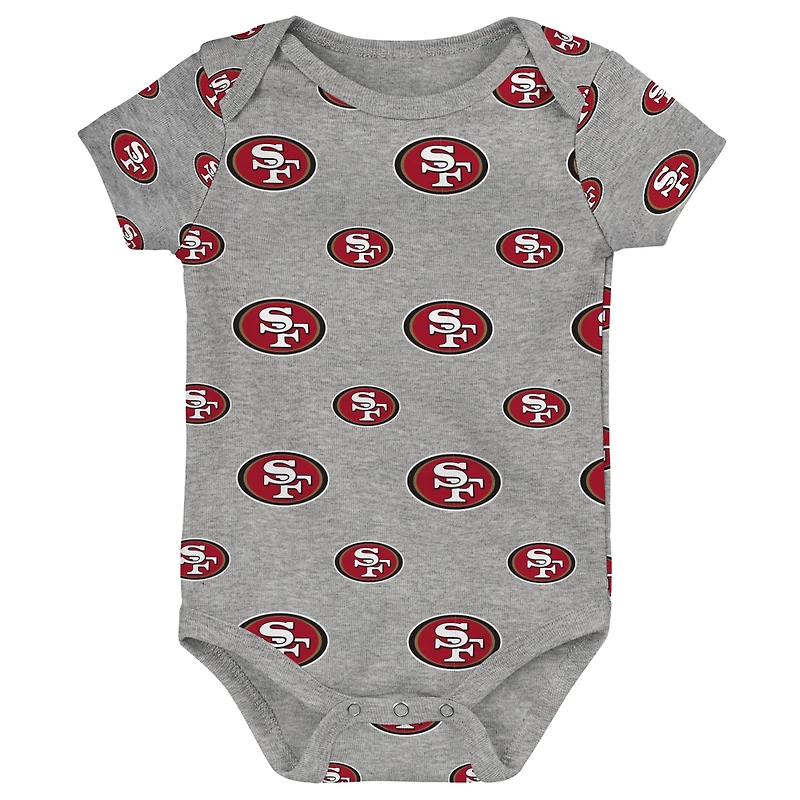 Ensemble de 3 bodies pour nouveau-né et nourrisson San Francisco 49ers Team Starter