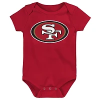 Ensemble 3 pièces pour nouveau-né Outerstuff San Francisco 49ers Little Tike