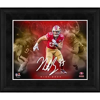 Collage encadré 16" x 20" des Stars du jeu de Nick Bosa, San Francisco 49ers - Signature fac-similé