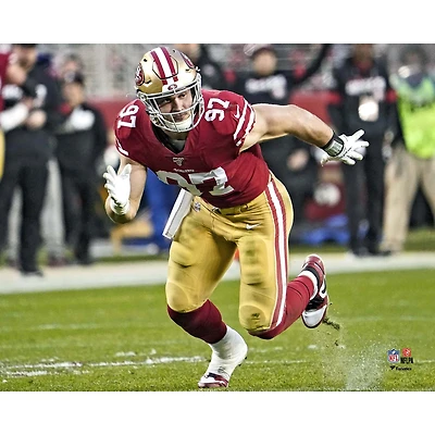 Nick Bosa San Francisco 49ers Unsigned NFC Championship Photograph