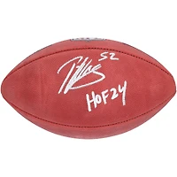 Patrick Willis San Francisco 49ers Ballon de football en couleur dédicacé par Wilson Duke avec « HOF 24 »